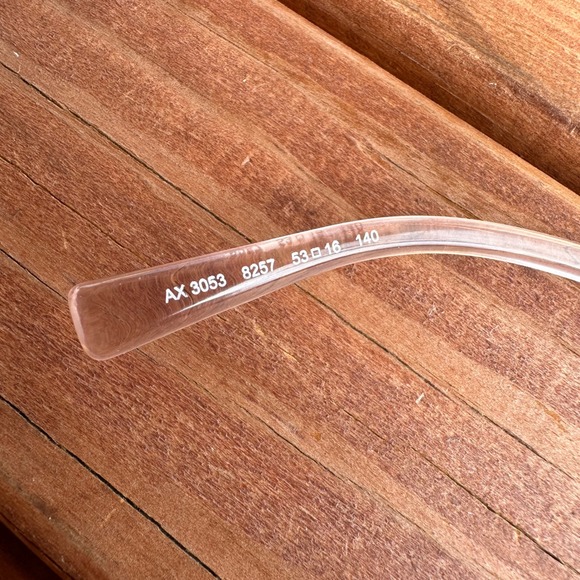 Armani Exchange Frames of Life Cat Eye Eyeglasses Designer Glasses 53-16-140 - Picture 7 of 8